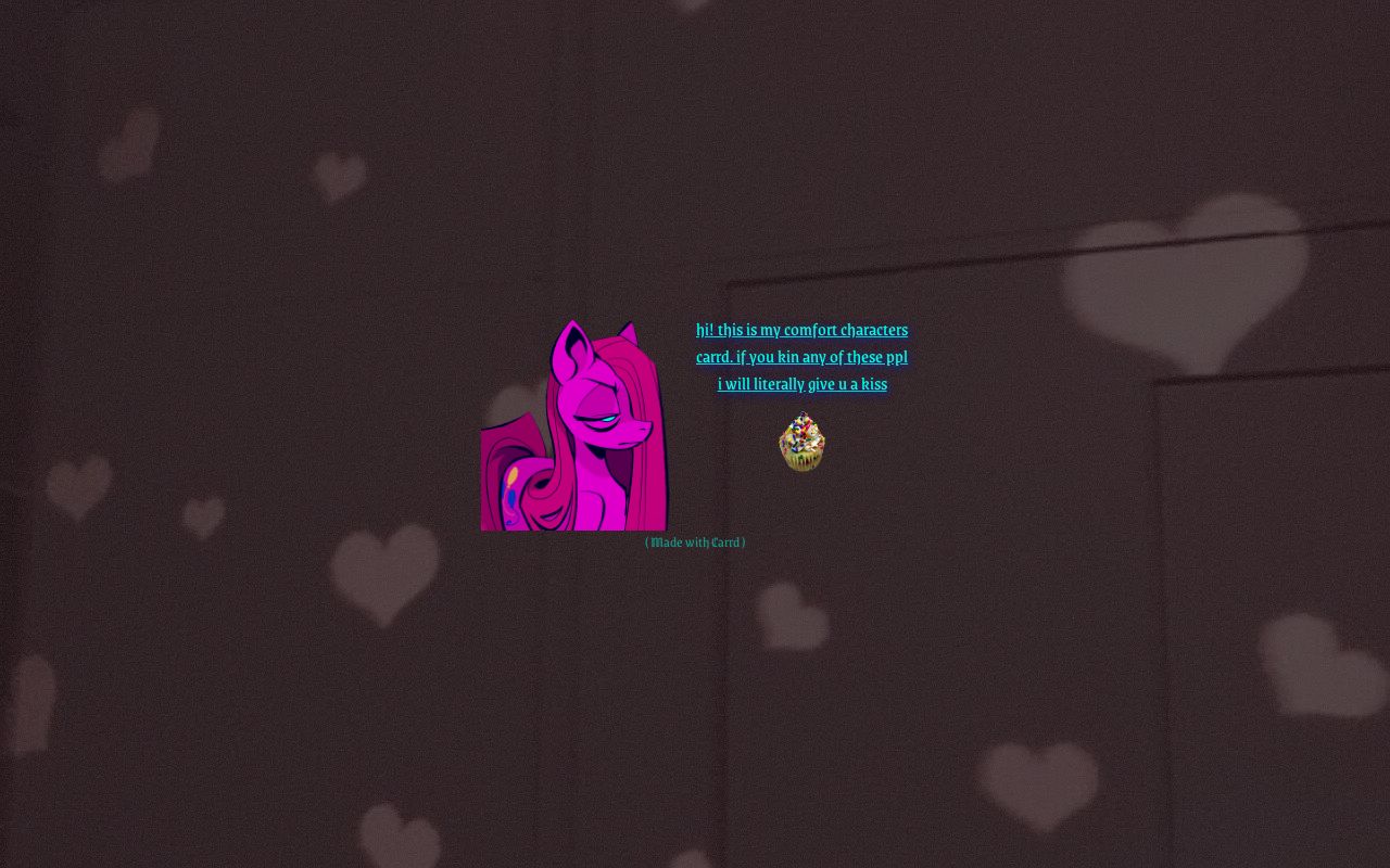Carrd profile picture for @parties
